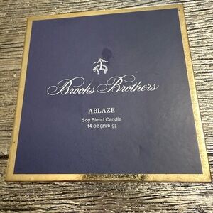 Brooks Brothers Luxury Soy Blend Candle - Ablaze 14 ounces